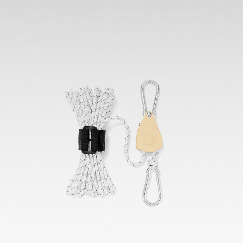 Tension Rope Knot-Free Pulley 190kg Load Weather-Resistant