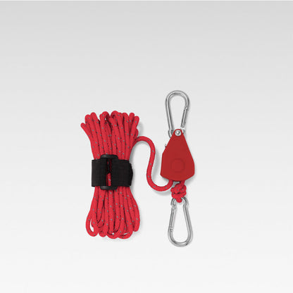 Tension Rope Knot-Free Pulley 190kg Load Weather-Resistant