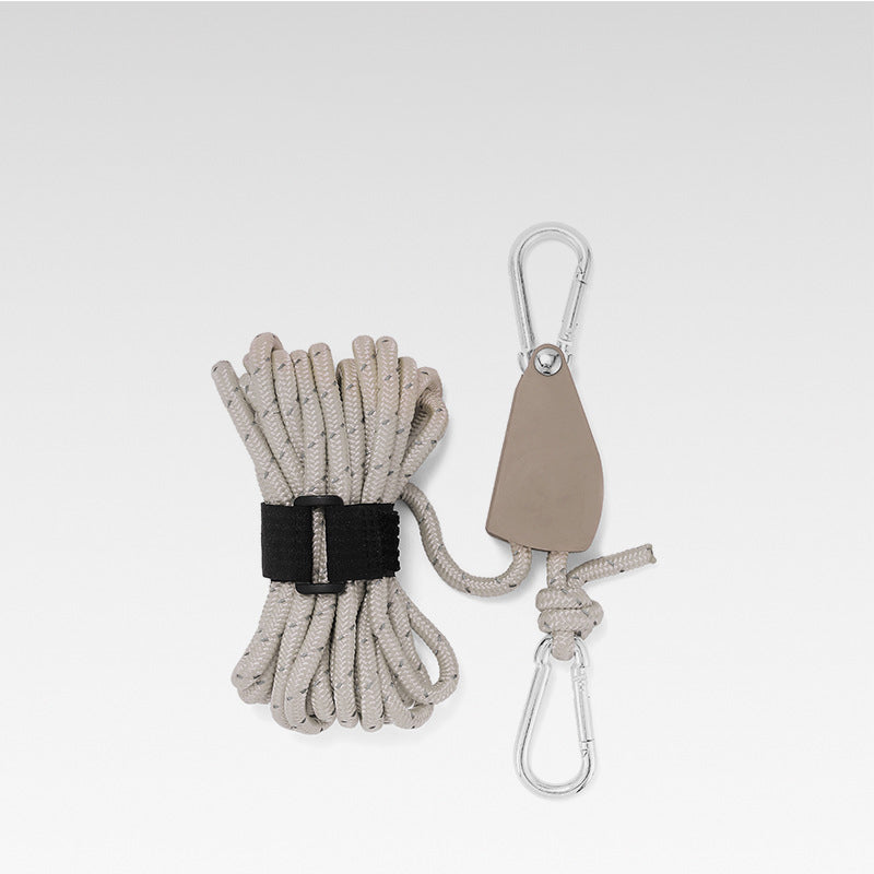 Tension Rope Knot-Free Pulley 190kg Load Weather-Resistant