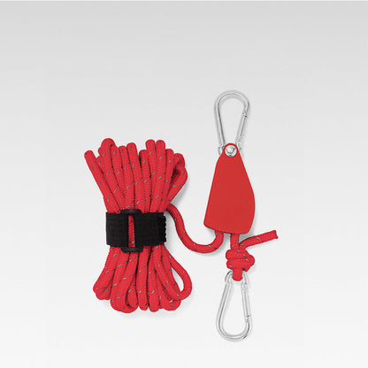 Tension Rope Knot-Free Pulley 190kg Load Weather-Resistant
