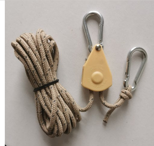 Tension Rope Knot-Free Pulley 190kg Load Weather-Resistant
