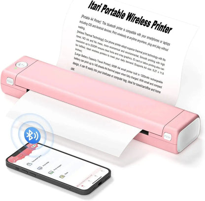 Thermal Printer Portable Wireless Inkless Letter-Size