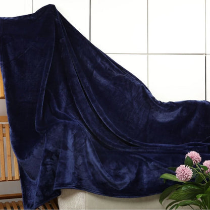 Throw Blanket Soft Velvet Machine Washable