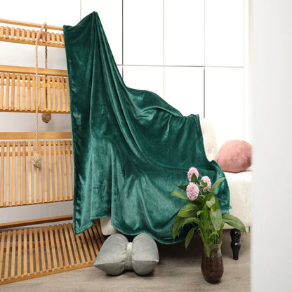 Throw Blanket Soft Velvet Machine Washable