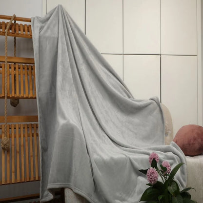Throw Blanket Soft Velvet Machine Washable