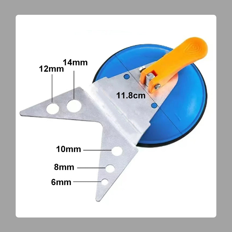 Tile Drill Guide Suction Cup Curved Locator