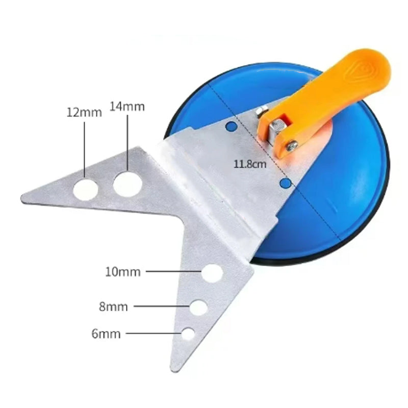 Tile Drill Guide Suction Cup Curved Locator