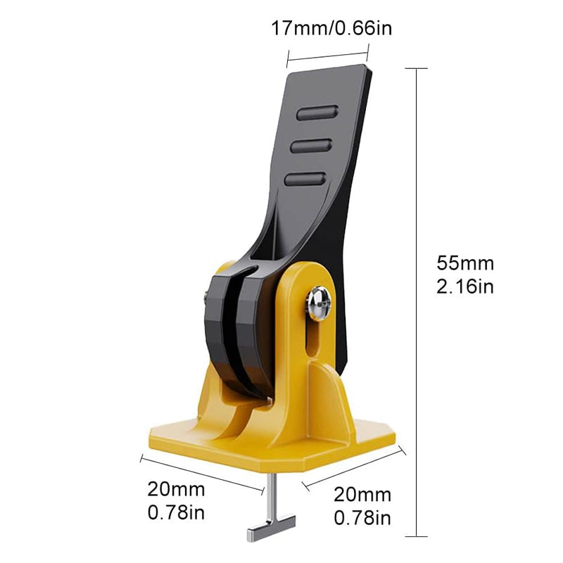 Tile Leveling System Reusable Wedge & Base 8-12 mm