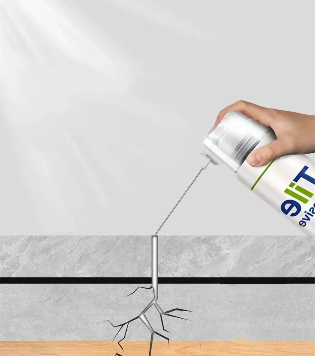 Tile Repair Gel Extra-Strong Adhesive & Water-Resistant Precision Nozzle
