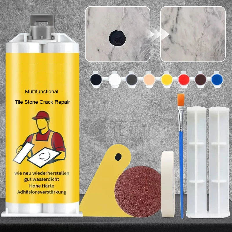 Tile and Stone Repair Kit for Simple Surface Restoration