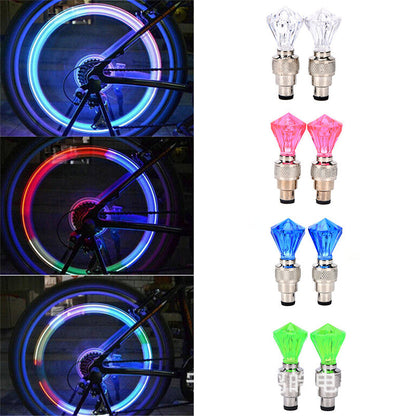 Tire Valve Caps Motion-Activated LED Waterproof