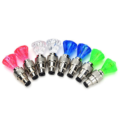 Tire Valve Caps Motion-Activated LED Waterproof