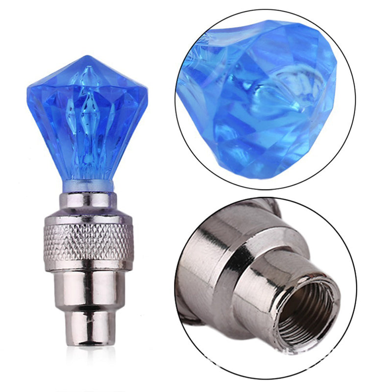 Tire Valve Caps Motion-Activated LED Waterproof