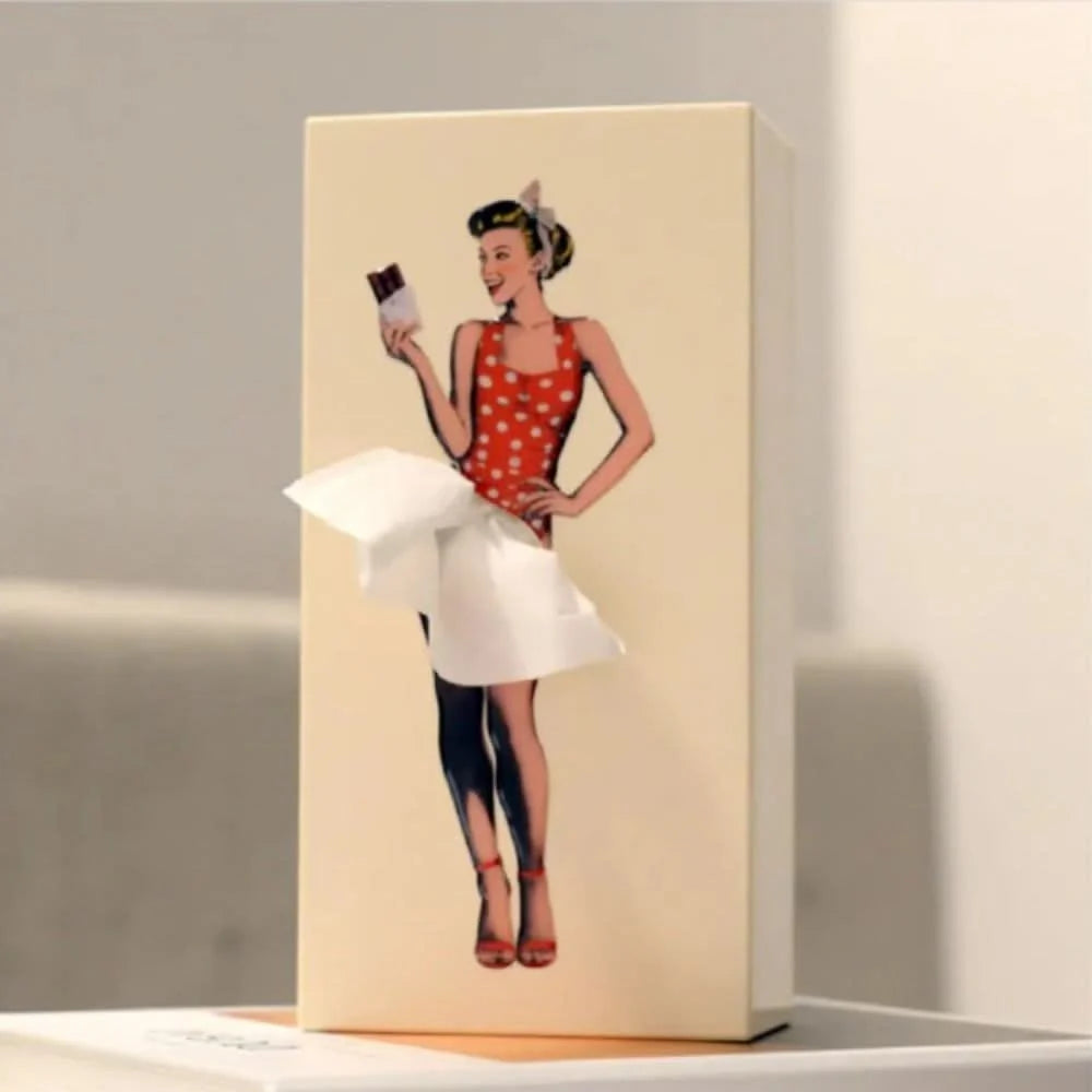 Tissue Box Plastic Playful Character Design