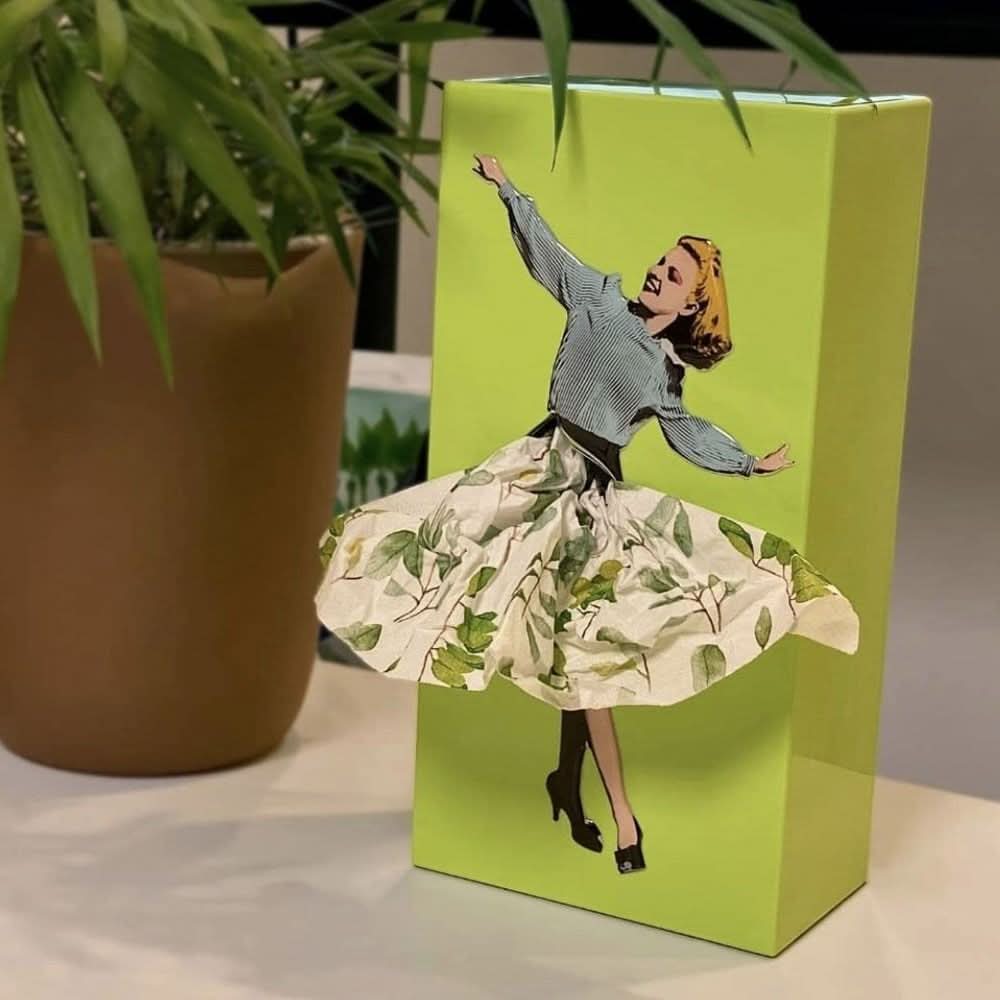 Tissue Box Plastic Playful Character Design