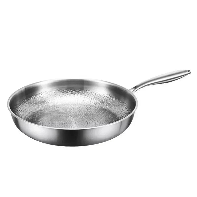 Titanium Hammered Nonstick Frying Pan for Induction Cooktops and Contemporary Kitchens