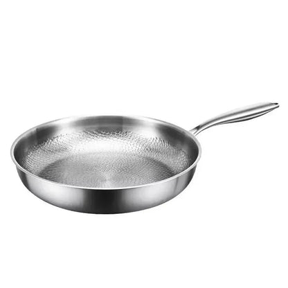 Titanium Hammered Nonstick Frying Pan for Induction Cooktops and Contemporary Kitchens
