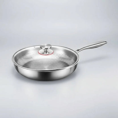 Titanium Hammered Nonstick Frying Pan for Induction Cooktops and Contemporary Kitchens