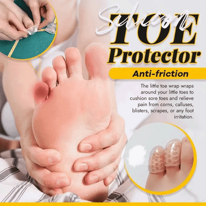 Toe Protectors Medical-Grade Silicone Reusable 10-Piece Set