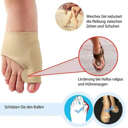 Toe Separator Gel-Padded Lycra Bunion Relief