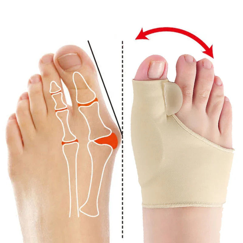 Toe Separator Gel-Padded Lycra Bunion Relief