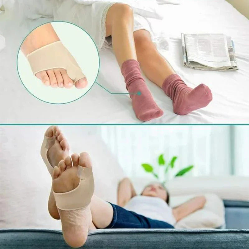 Toe Separator Gel-Padded Lycra Bunion Relief