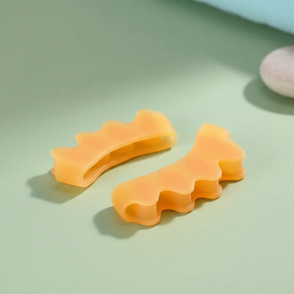 Toe Separators Soft Silicone Washable Reusable Set of 2