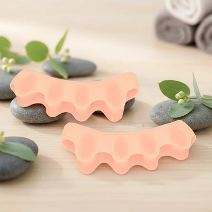 Toe Separators Soft Silicone Washable Reusable Set of 2