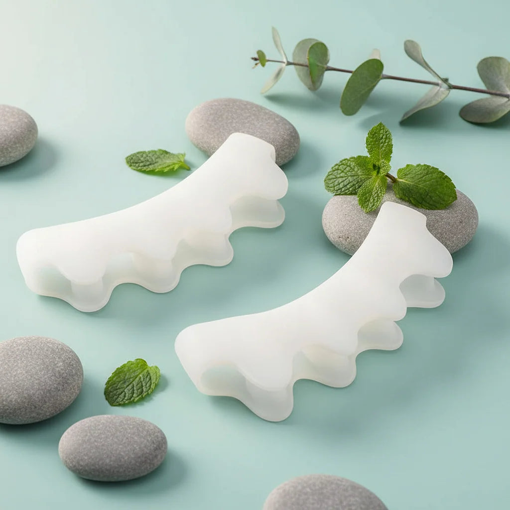 Toe Separators Soft Silicone Washable Reusable Set of 2
