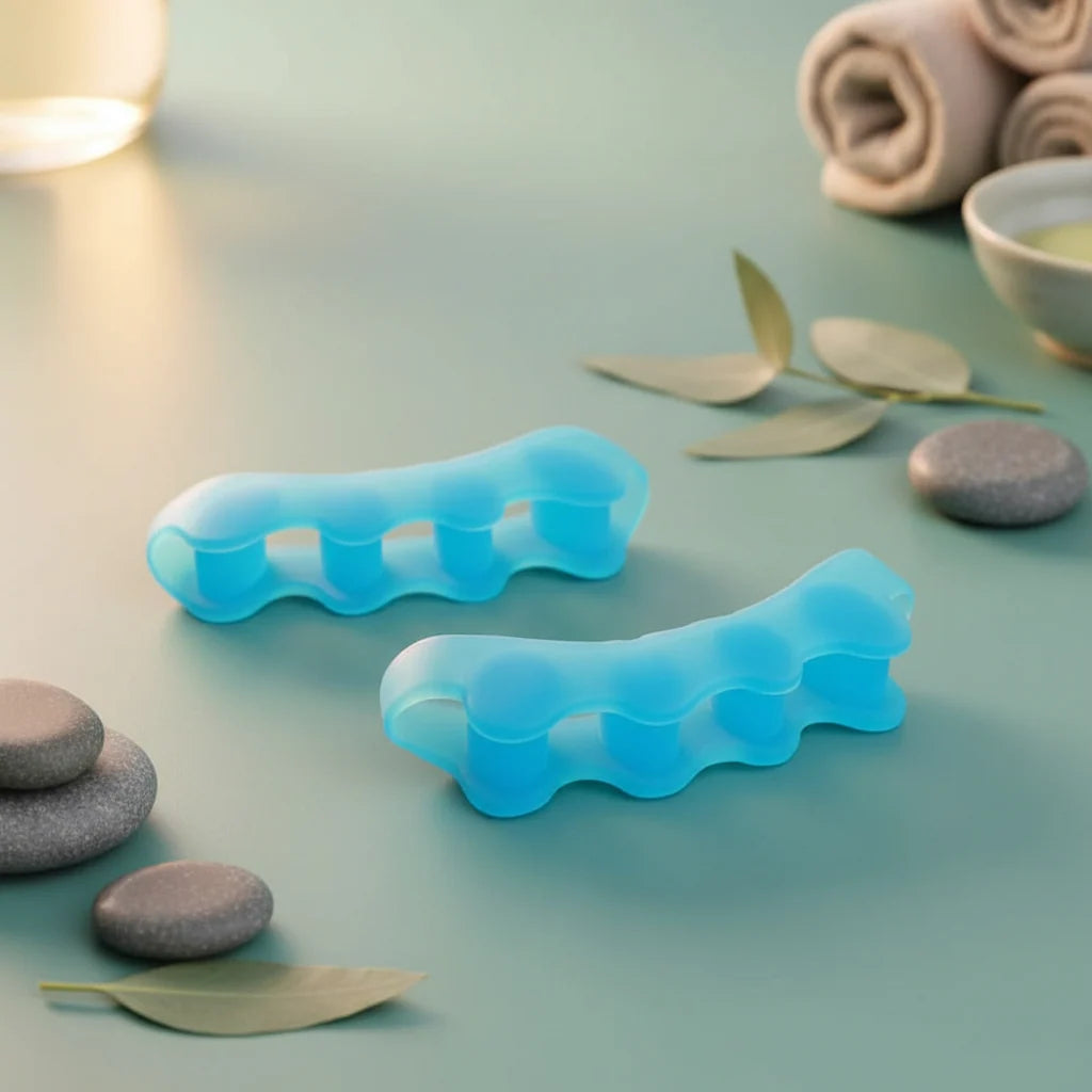 Toe Separators Soft Silicone Washable Reusable Set of 2