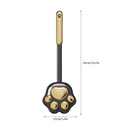 Toilet Brush Cat Paw Silicone Bristles & Holder