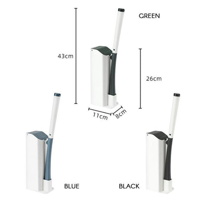 Toilet Brush Hygienic Preloaded Sponge Heads Eight Refills