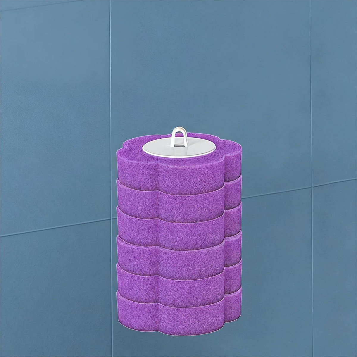 Toilet Brush Wall-Mount Disposable Heads Antibacterial