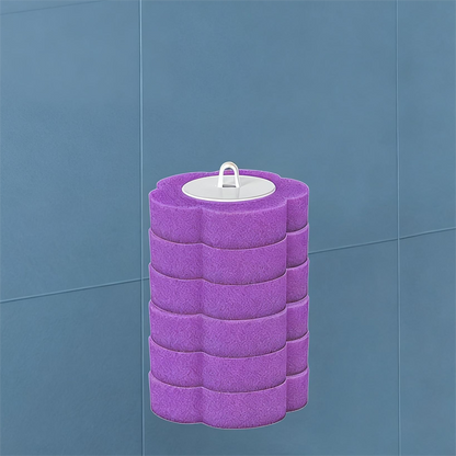 Toilet Brush Wall-Mount Disposable Heads Antibacterial