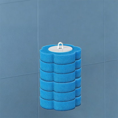 Toilet Brush Wall-Mount Disposable Heads Antibacterial