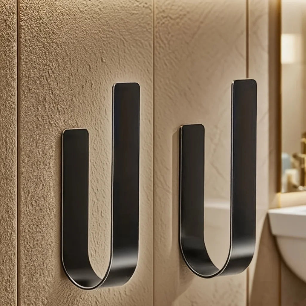 Toilet Paper Holder Drill-Free Adhesive Holds Three Rolls