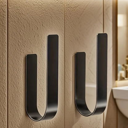 Toilet Paper Holder Drill-Free Adhesive Holds Three Rolls