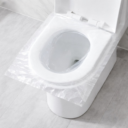 Toilet Seat Covers Biodegradable Double-Layer Non-Slip 50-Pack