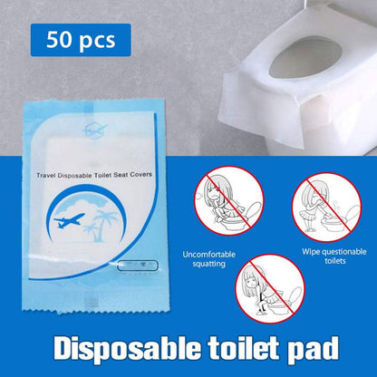 Toilet Seat Covers Biodegradable Universal Fit 50 Pack