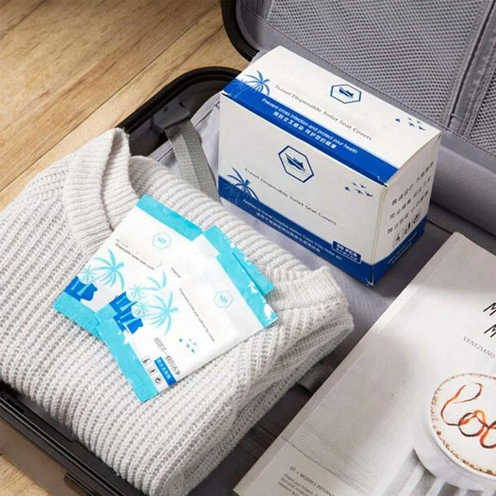 Toilet Seat Covers Biodegradable Universal Fit 50 Pack