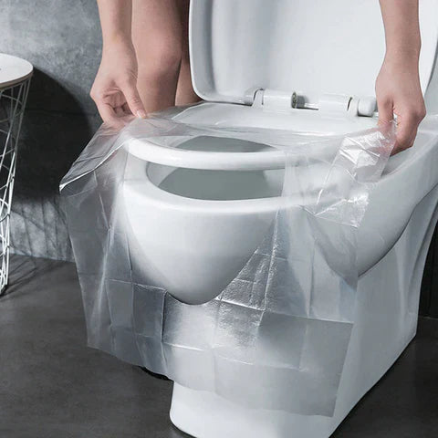 Toilet Seat Covers Biodegradable Universal Fit 50 Pack