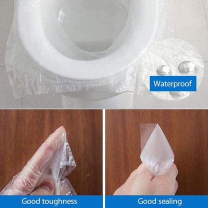 Toilet Seat Covers Biodegradable Universal Fit 50 Pack