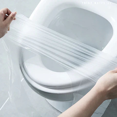 Toilet Seat Covers Biodegradable Universal Fit 50 Pack