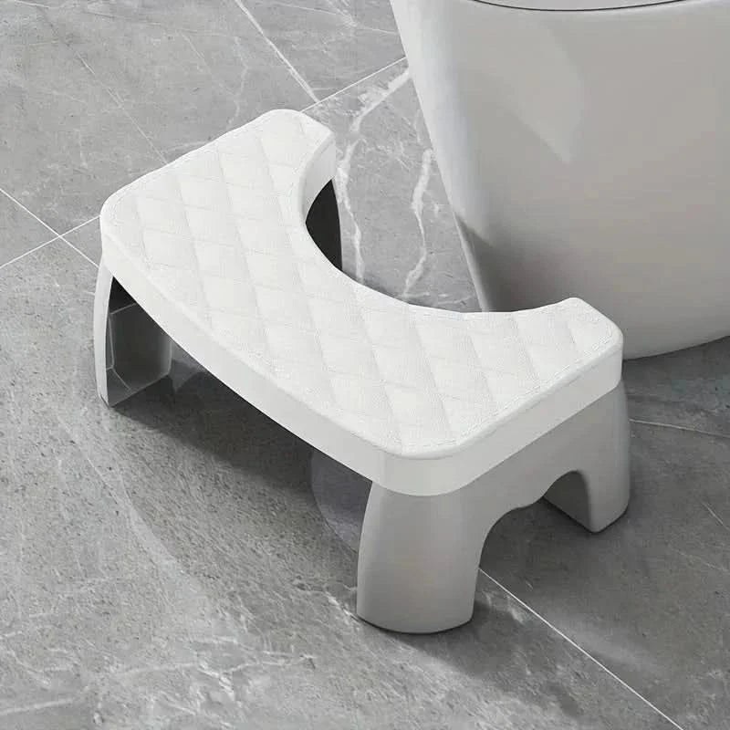 Toilet Stool Ergonomic Height Non-Slip Surface Compact Design