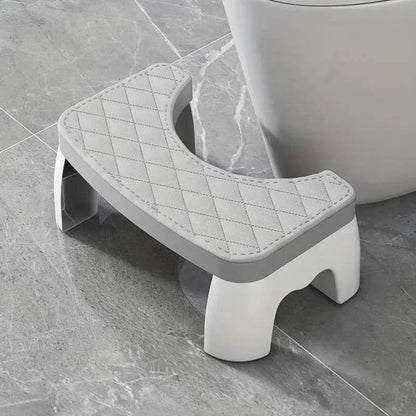 Toilet Stool Ergonomic Height Non-Slip Surface Compact Design