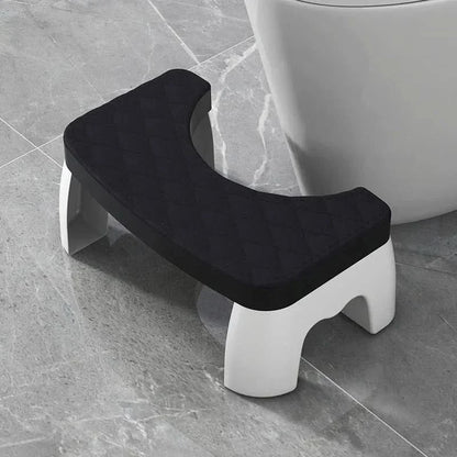 Toilet Stool Ergonomic Height Non-Slip Surface Compact Design
