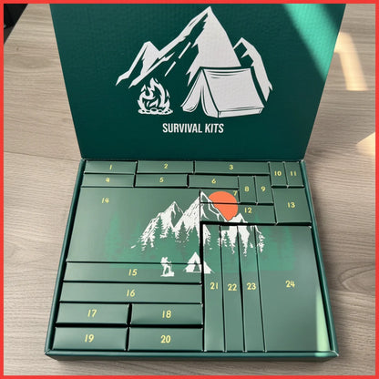 Tool Advent Calendar 24-Piece Metal & ABS Plastic Set