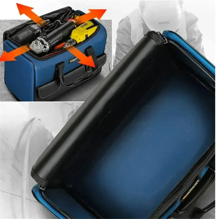 Tool Bag Waterproof Oxford Self-Supporting Multiple Pockets