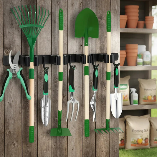 Tool Storage Shelf Steel Wall-Mounted Rust-Resistant
