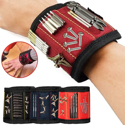 Tool Wristband Strong Magnetic Hold Adjustable Strap